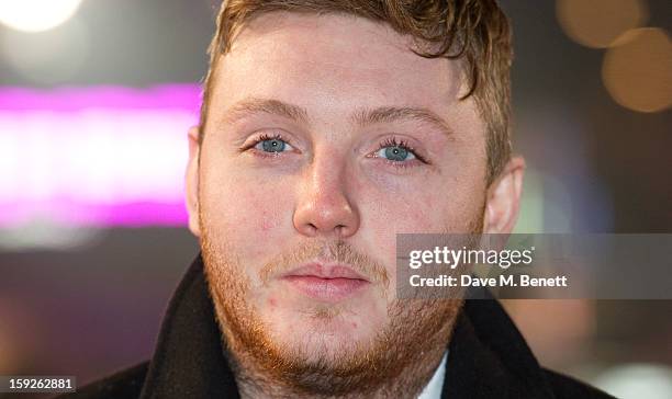 James Arthur attends the UK Premiere of "Django Unchained" at Empire Leicester Square on January 10, 2013 in London, England.