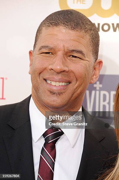 Director Peter Ramsey arrives at the 18th Annual Critics' Choice Movie Awards at The Barker Hangar on January 10, 2013 in Santa Monica, California.