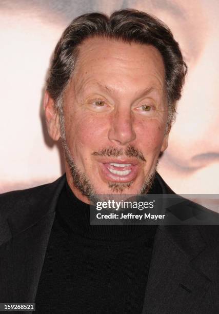 Larry Ellison arrives at the 'The Guilt Trip' - Los Angeles Premiere at Regency Village Theatre on December 11, 2012 in Westwood, California.