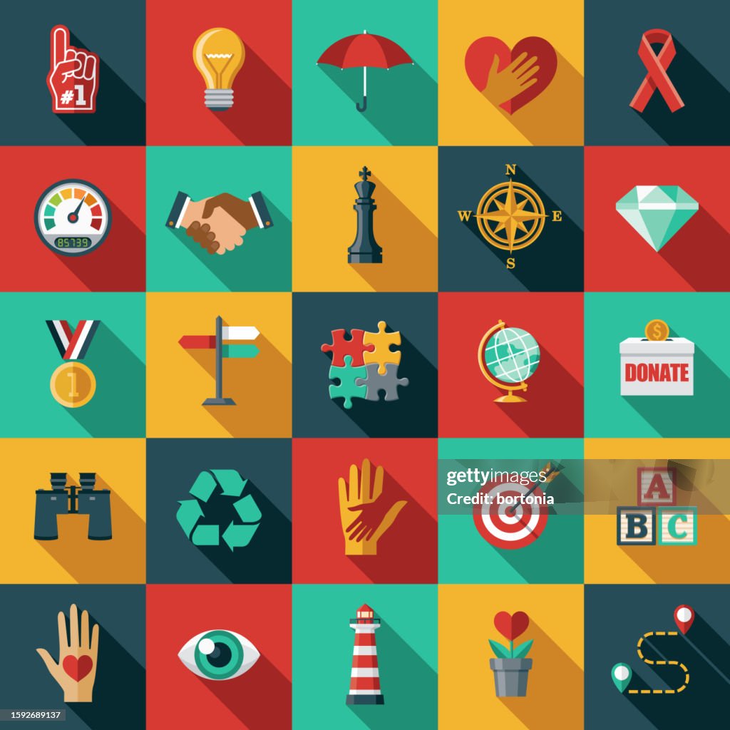 Core Values Icon Set
