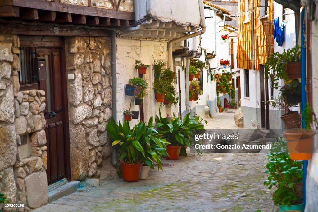 Rural village in Extremadura.