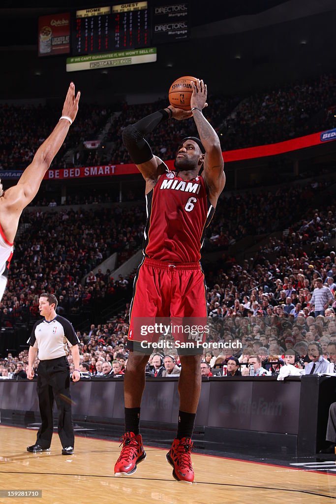 Miami Heat v Portland Trail Blazers