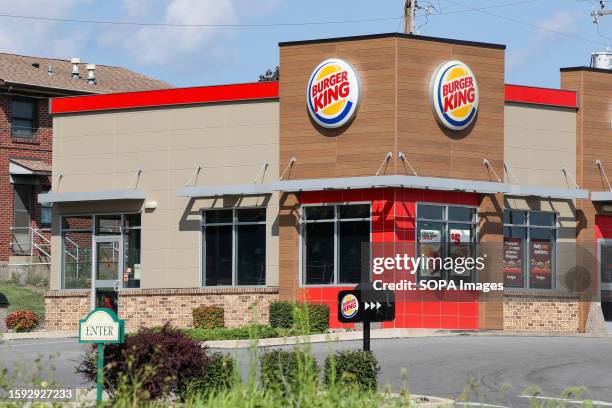 An exterior view of Burger King, a fast food restaurant branch in Danville.