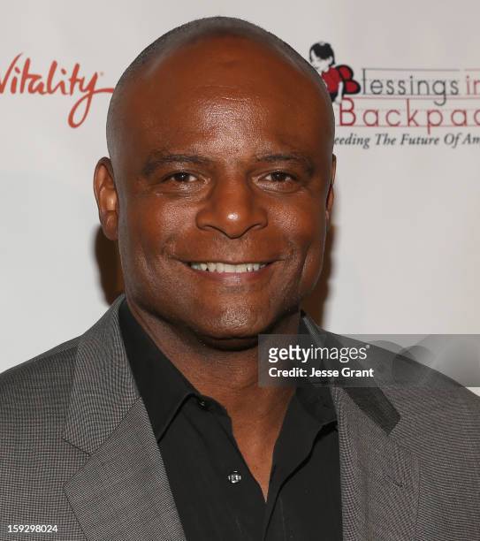 Warren Moon attends The 4th Annual Unbridled Eve Derby Prelude Party at The London West Hollywood on January 10, 2013 in West Hollywood, California.