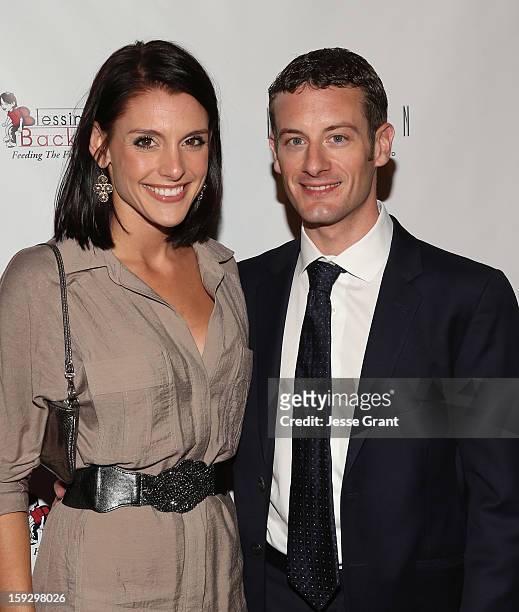 Shea Leparoux and Julien Leparoux attend The 4th Annual Unbridled Eve Derby Prelude Party at The London West Hollywood on January 10, 2013 in West...