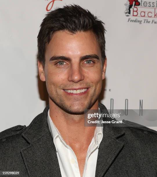 Colin Egglesfield attends The 4th Annual Unbridled Eve Derby Prelude Party at The London West Hollywood on January 10, 2013 in West Hollywood,...