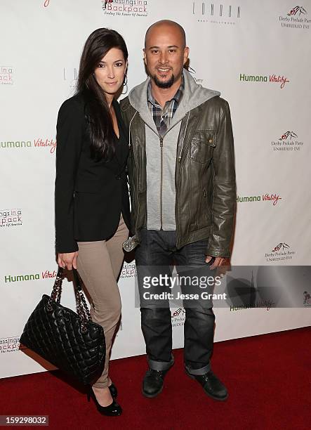 Kelly A. Wolfe and Cris Judd attend The 4th Annual Unbridled Eve Derby Prelude Party at The London West Hollywood on January 10, 2013 in West...