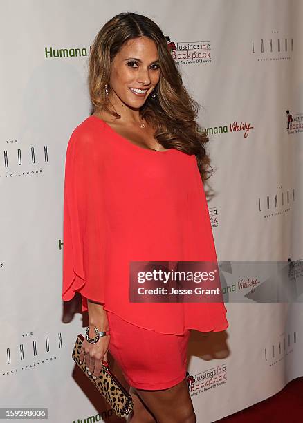 Bonnie-Jill Laflin attends The 4th Annual Unbridled Eve Derby Prelude Party at The London West Hollywood on January 10, 2013 in West Hollywood,...