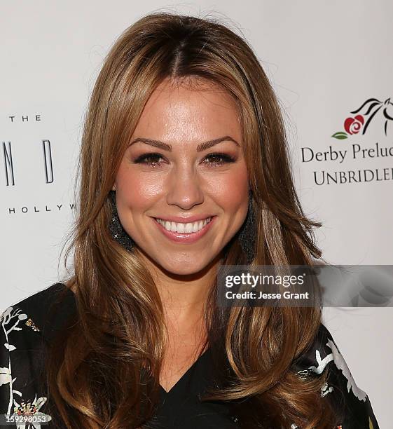 Jessica Hall attends The 4th Annual Unbridled Eve Derby Prelude Party at The London West Hollywood on January 10, 2013 in West Hollywood, California.