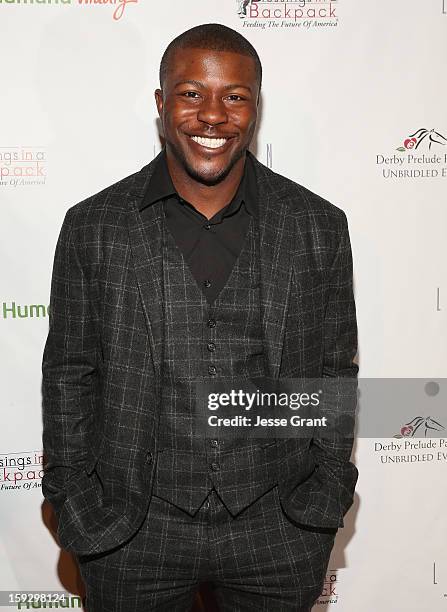 Edwin Hodge attends The 4th Annual Unbridled Eve Derby Prelude Party at The London West Hollywood on January 10, 2013 in West Hollywood, California.