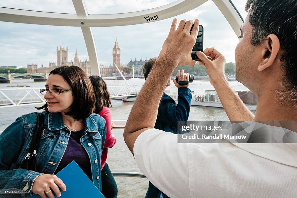 Taking a trip on the London Eye