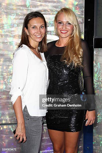 Donna Vekic arrives at the official Australian Open player party at the Grand Hyatt on January 11, 2013 in Melbourne, Australia.