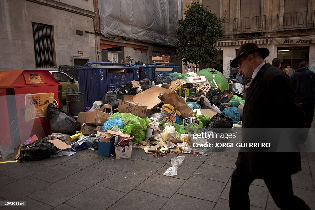 SPAIN-FINANCE-STRIKE-PUBLIC-DEBT