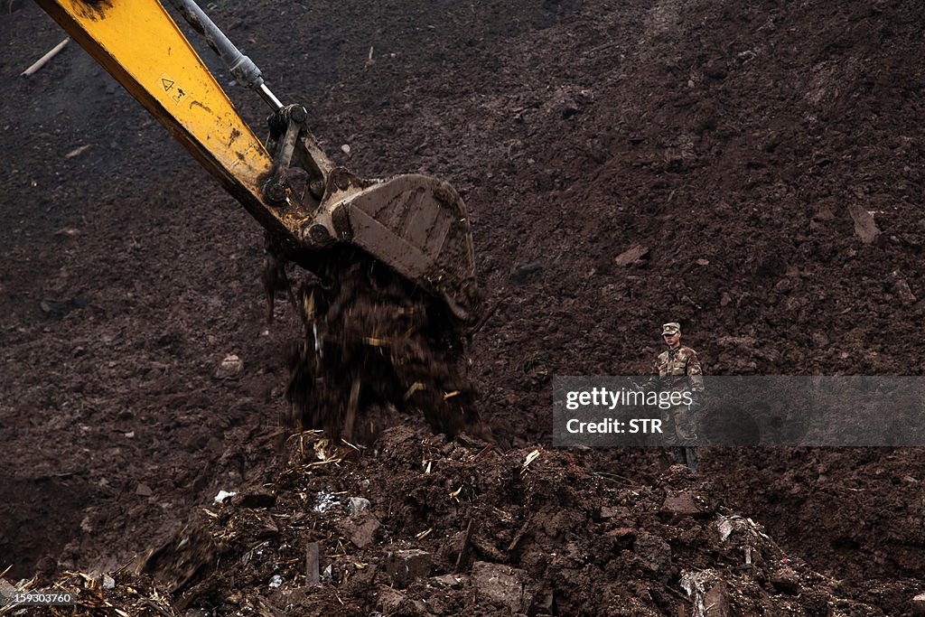 CHINA-LANDSLIDE