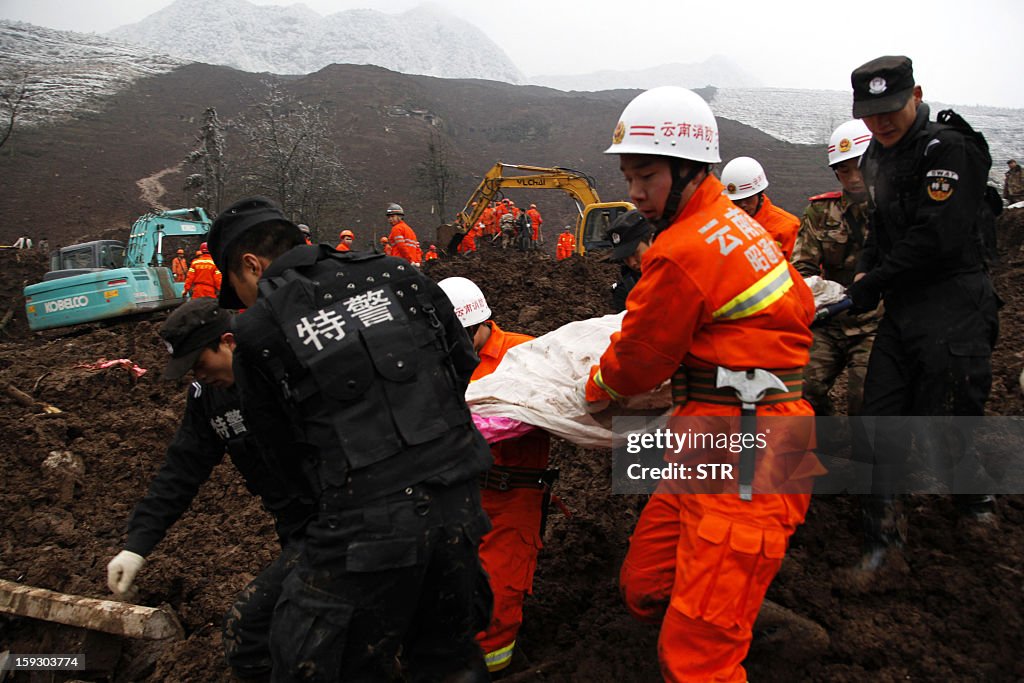 CHINA-LANDSLIDE