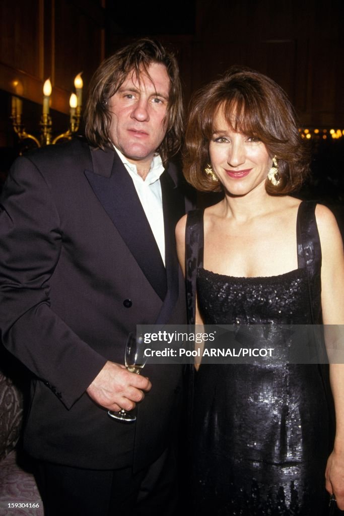 Gerard Depardieu Winner Of Cesar Award Of Best Actor For Movie 'Cyrano De Bergerac'