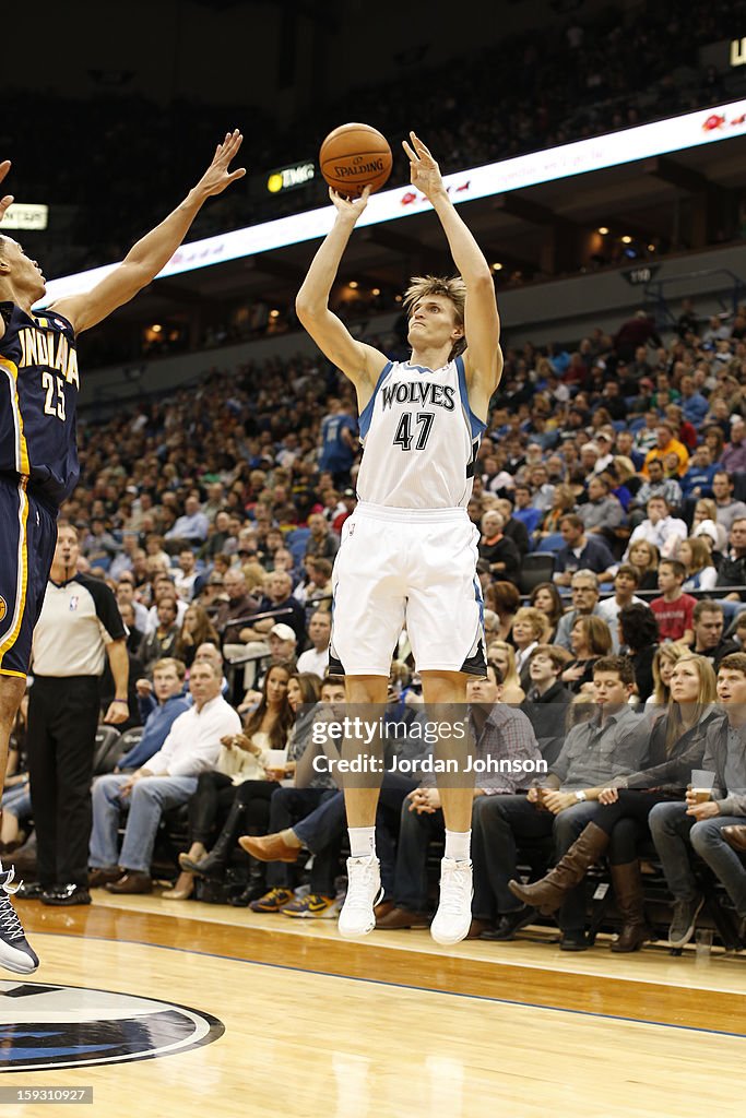 Indiana Pacers v Minnesota Timberwolves