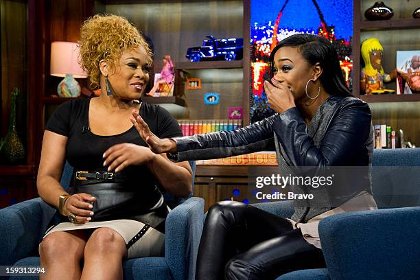 Pictured : Tionne "T-Boz" Watkins and Tatyana Ali -- Photo by: Charles Sykes/Bravo/NBCU Photo Bank via Getty Images