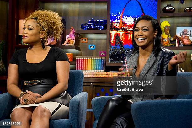 Pictured : Tionne "T-Boz" Watkins and Tatyana Ali -- Photo by: Charles Sykes/Bravo/NBCU Photo Bank via Getty Images