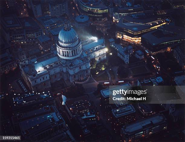 city of london aerial - a361 stock pictures, royalty-free photos & images