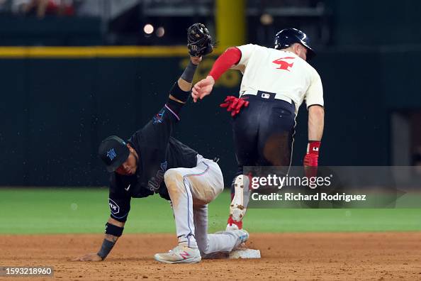 Miami Marlins v Texas Rangers Miami Marlins v Texas Rangers