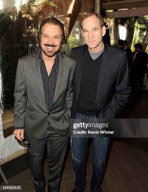 Producers Edward Zwick and Marshall Herskovitz attend the 13th Annual AFI Awards at Four Seasons Los Angeles at Beverly Hills on January 11, 2013 in...