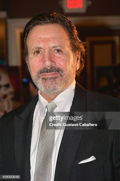 Frank Stallone attends the Save Our Cinemas event at The Castle on January 11, 2013 in Miami Beach, Florida.