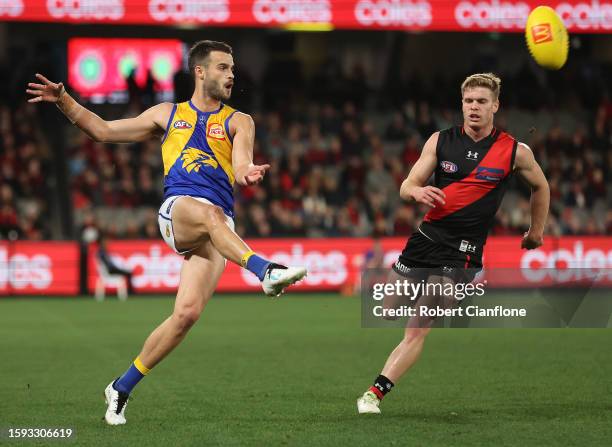 Josh Rotham 5,592 Essendon V West Coast Stock Photos, High-Res Pictures, and Images ...