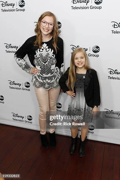 Talent, executives and showrunners from Walt Disney Television via Getty Images and Walt Disney Television via Getty Images Family arrived at the...