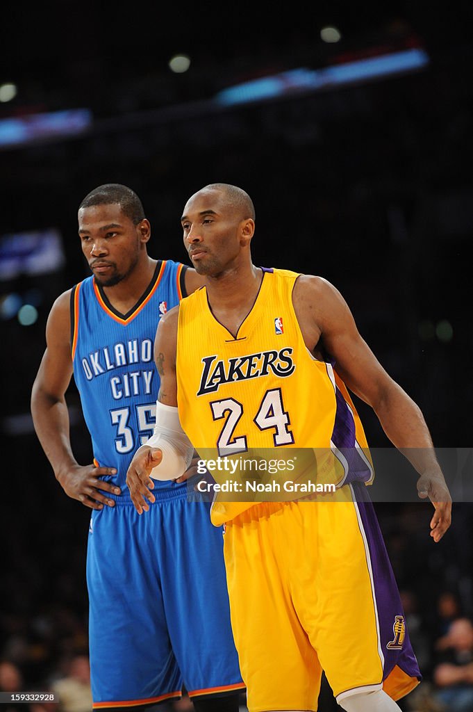 Oklahoma City Thunder v Los Angeles Lakers