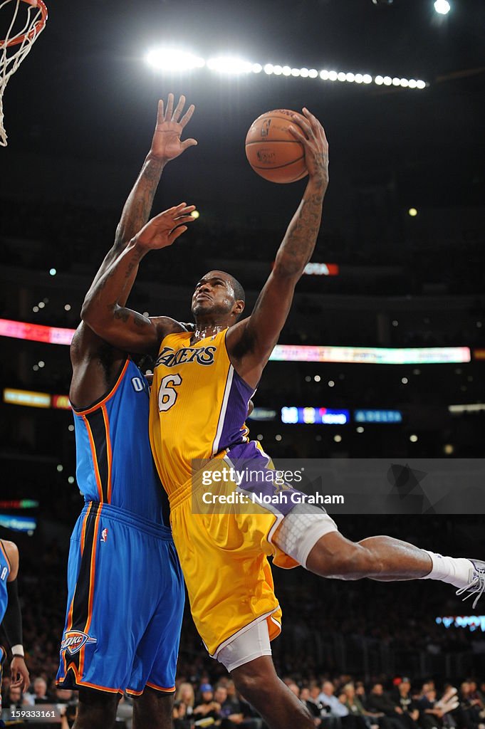 Oklahoma City Thunder v Los Angeles Lakers