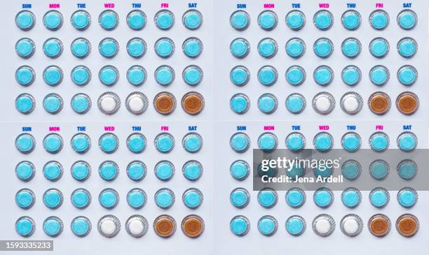 Hormonal Birth Control Pills Female Contraception Hormones Prescription Medication Pms Medicine, Stock-Foto