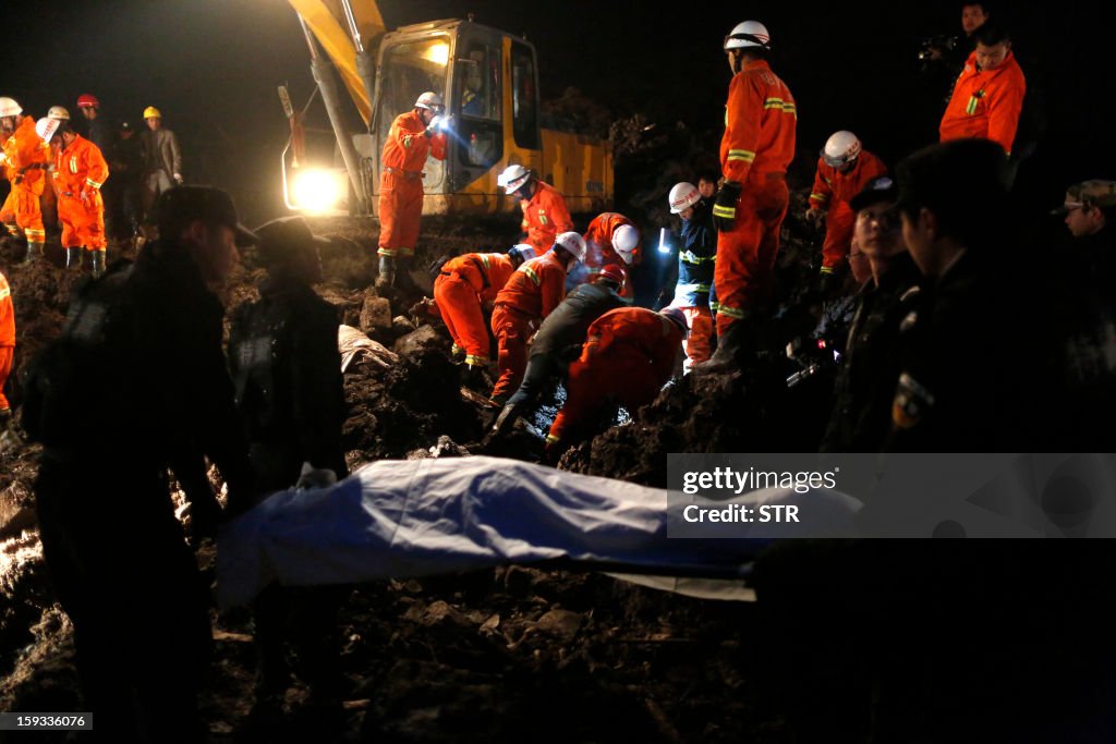 CHINA-LANDSLIDE