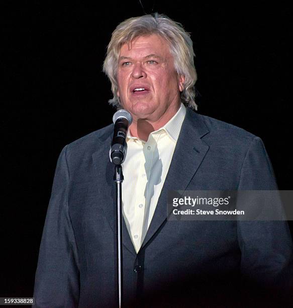 Comedian Ron White performs on stage at Route 66 Casino's Legends Theater on January 11, 2013 in Albuquerque, New Mexico.