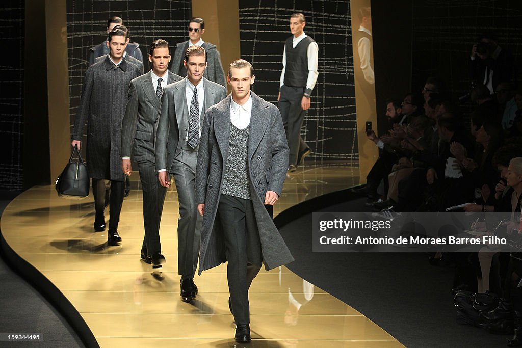 Ermenegildo Zegna  - Runway - Milan Fashion Week Menswear Autumn/Winter 2013