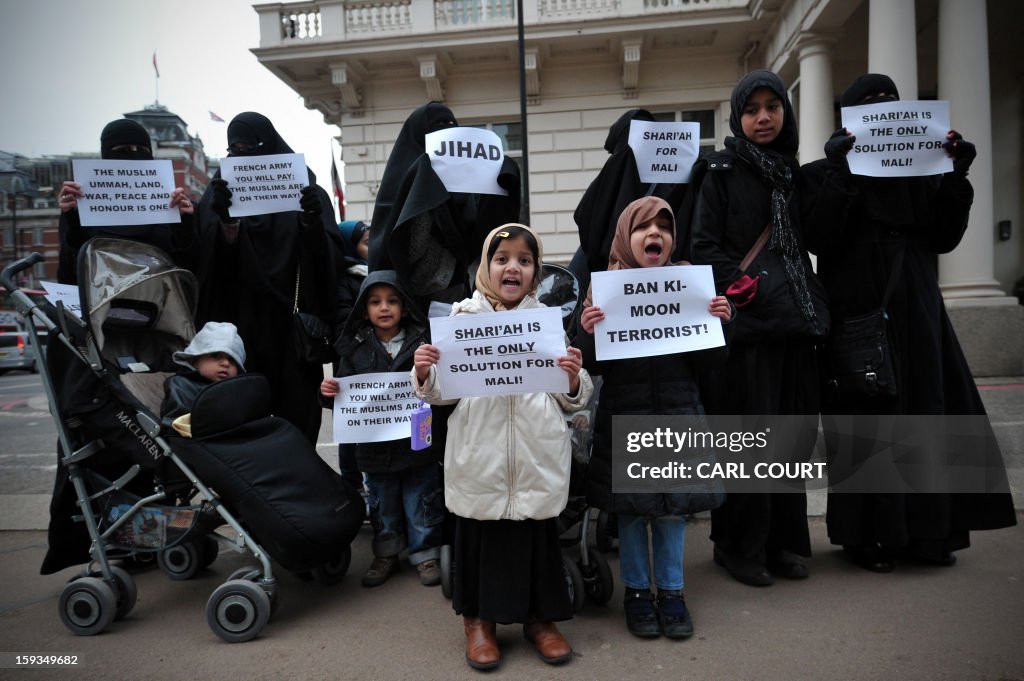 BRITAIN-MALI-FRANCE-CONFLICT-DEMO