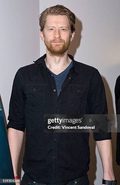 Actor Odd-Magnus Williamson attends the 10th annual Golden Globe foreign language film filmmaker photo op at Loyola Marymount University on January...