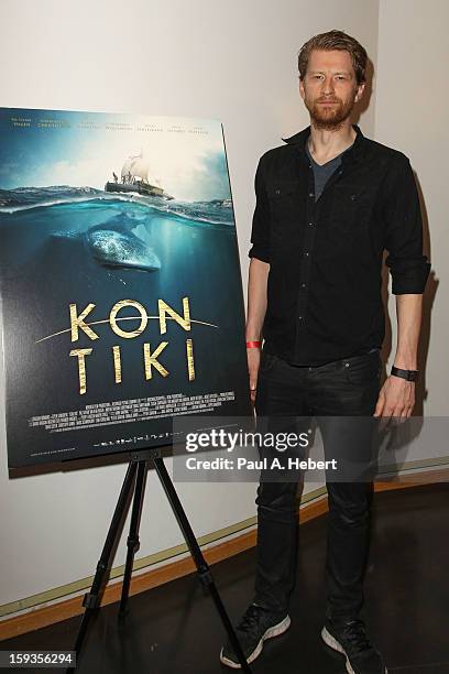 Actor Odd-Magnus Williamson attends the 10th Annual Golden Globe Foreign Language Film Symposium at Loyola Marymount University on January 12, 2013...