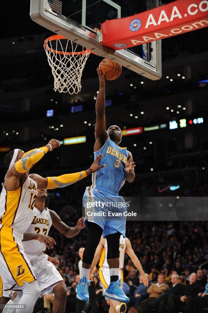 Denver Nuggets v Los Angeles Lakers