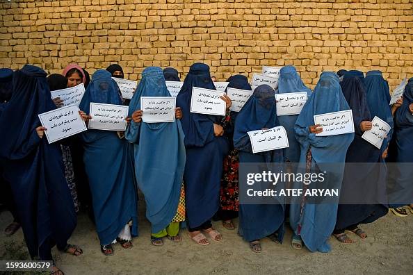 AFGHANISTAN-WOMEN-EDUCATION-PROTEST