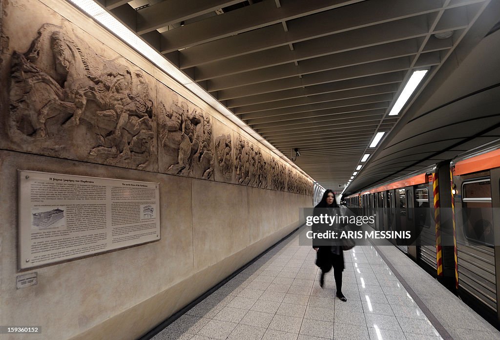 GREECE-TRANSPORT-METRO