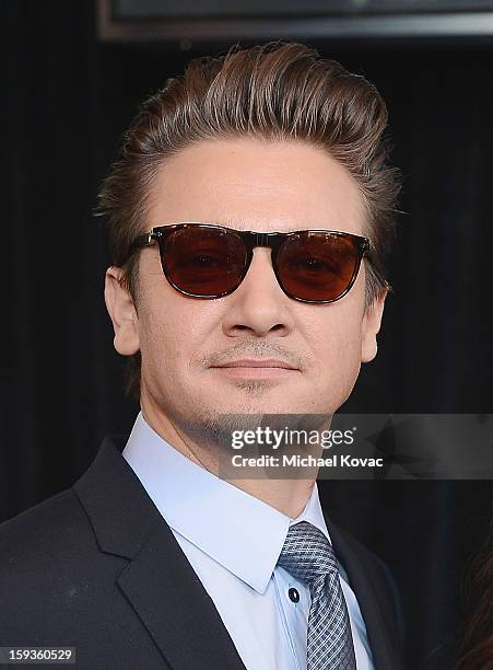 Actor Jeremy Renner attends the 2013 Film Independent Filmmaker Grant And Spirit Awards Nominees Brunch at BOA Steakhouse on January 12, 2013 in West...