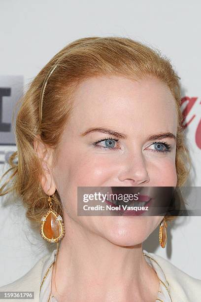 Nicole Kidman attends the "Gold Meets Golden" event hosted at Equinox on January 12, 2013 in Los Angeles, California.