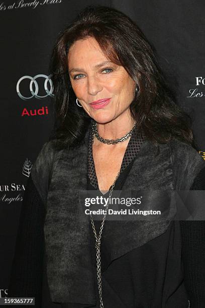 Actress Jacqueline Bisset attends the BAFTA Los Angeles 2013 Awards Season Tea Party held at the Four Seasons Hotel Los Angeles on January 12, 2013...
