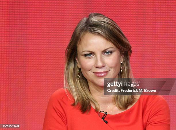 News correspondent Lara Logan of "60 Minutes Sports" speaks onstage during the Showtime portion of the 2013 Winter TCA Tour at Langham Hotel on...