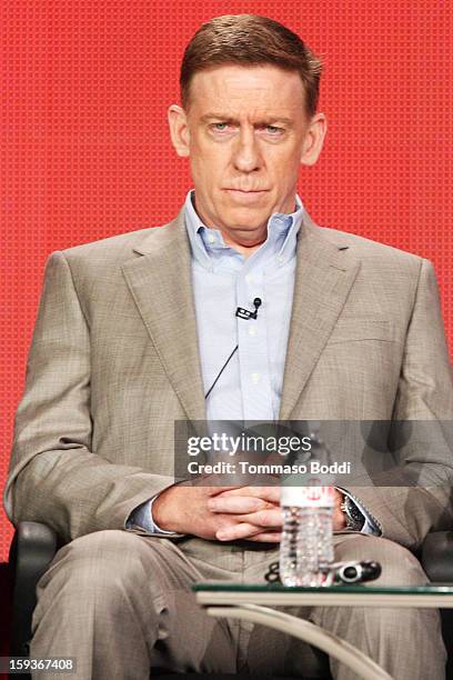 Executive producer Bill Owens of the TV show '60 Minutes Sports' attends the 2013 TCA Winter Press Tour CW/CBS panel held at The Langham Huntington...