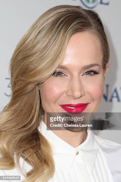 Actress Julie Benz arrives at CW3PR Presents the inaugural "Gold Meets Golden" event at New Flagship Equinox Sports Club on January 12, 2013 in Los...