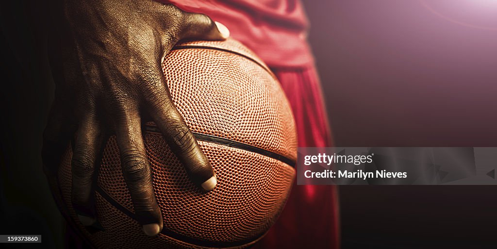 Basketball-grip