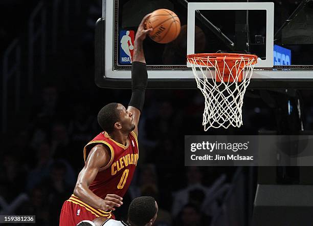 Miles of the Cleveland Cavaliers in action against the Brooklyn Nets at Barclays Center on December 29, 2012 in the Brooklyn borough of New York...
