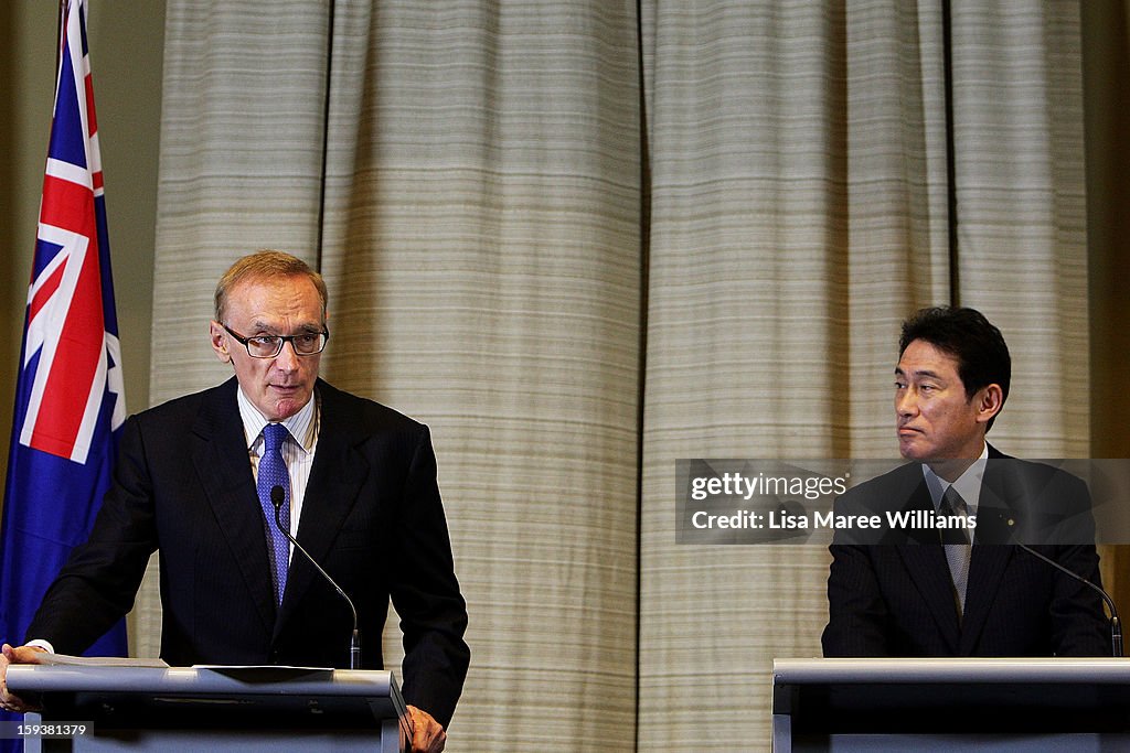 Japanese Foreign Minister Visits Sydney - Day 1